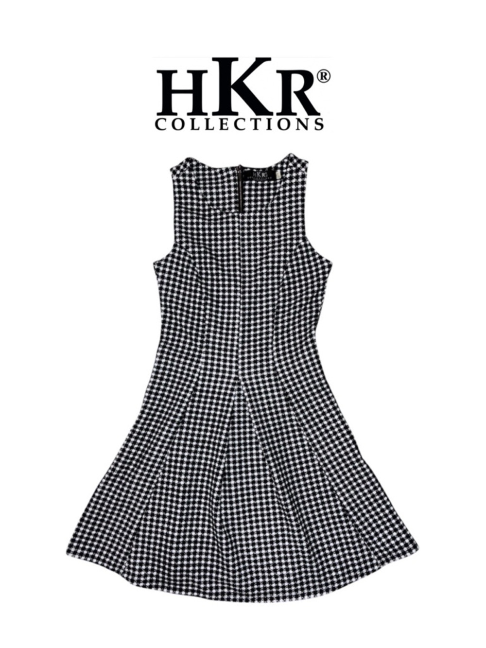 HKR Collections Houndstooth Dress